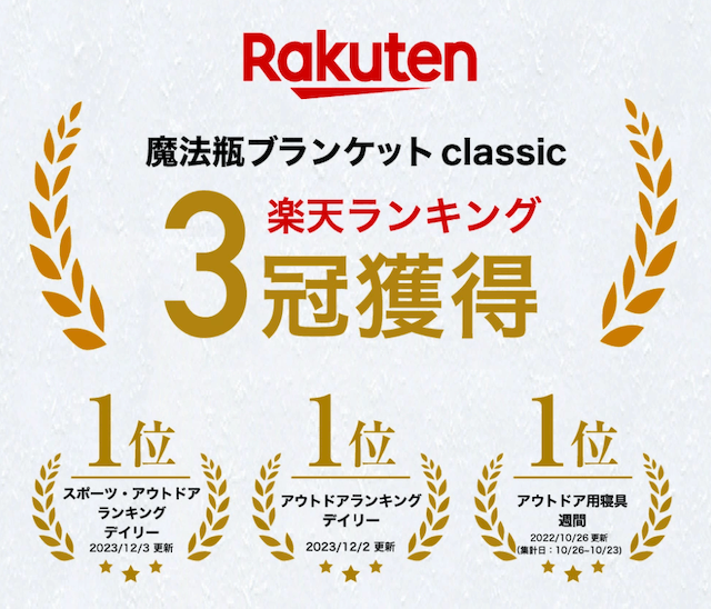 楽天ランキングで1位！魔法瓶ブランケットの特徴は？